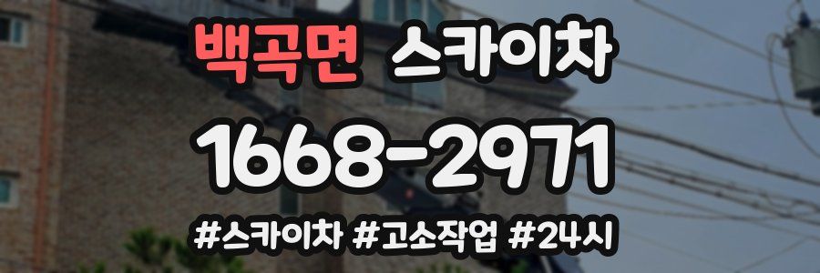 백곡면 스카이차