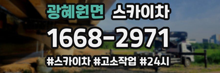 광혜원면 스카이차