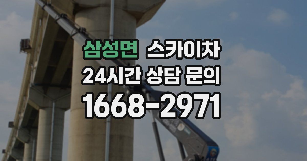 삼성면 스카이차