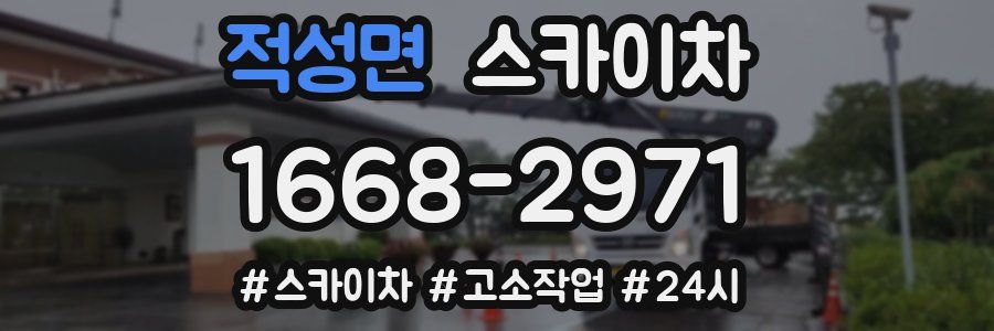 적성면 스카이차