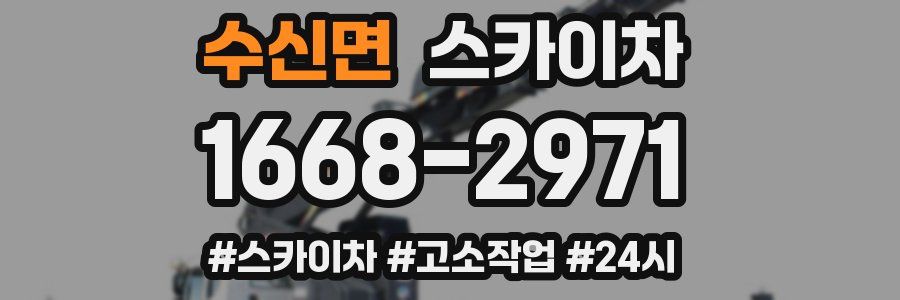 수신면 스카이차