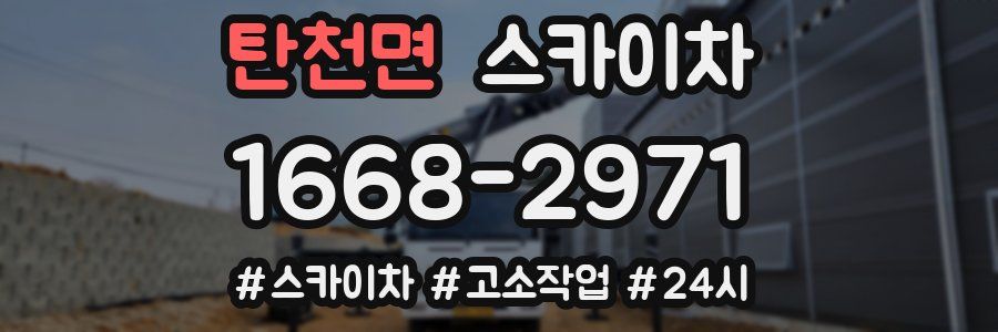 탄천면 스카이차