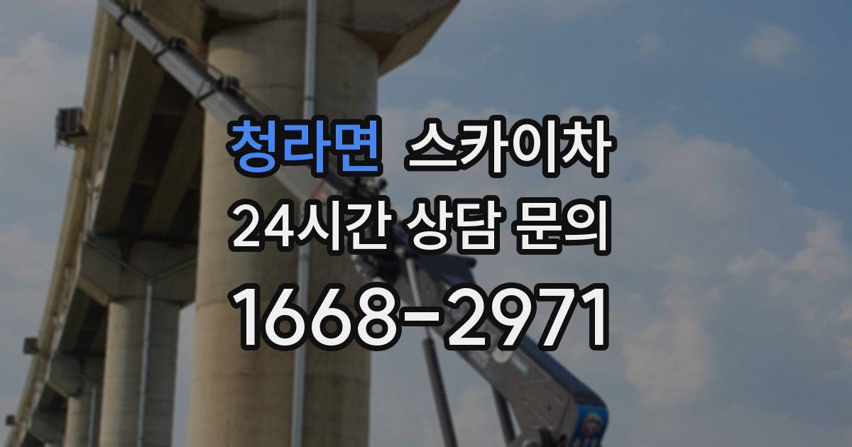 청라면 스카이차