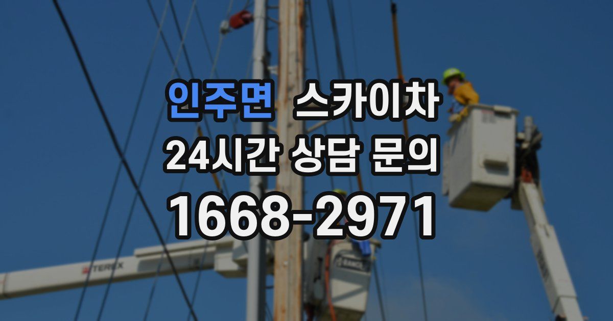 인주면 스카이차