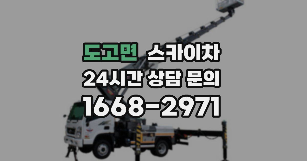 도고면 스카이차