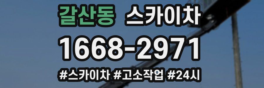 갈산동 스카이차