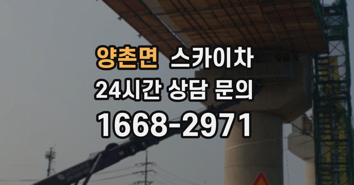 양촌면 스카이차