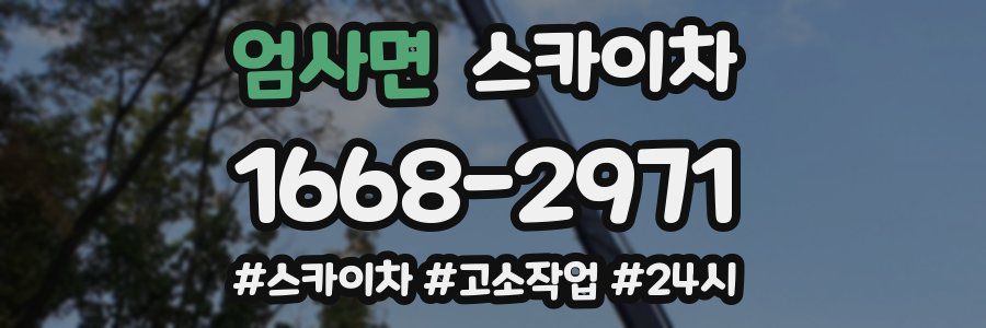 엄사면 스카이차