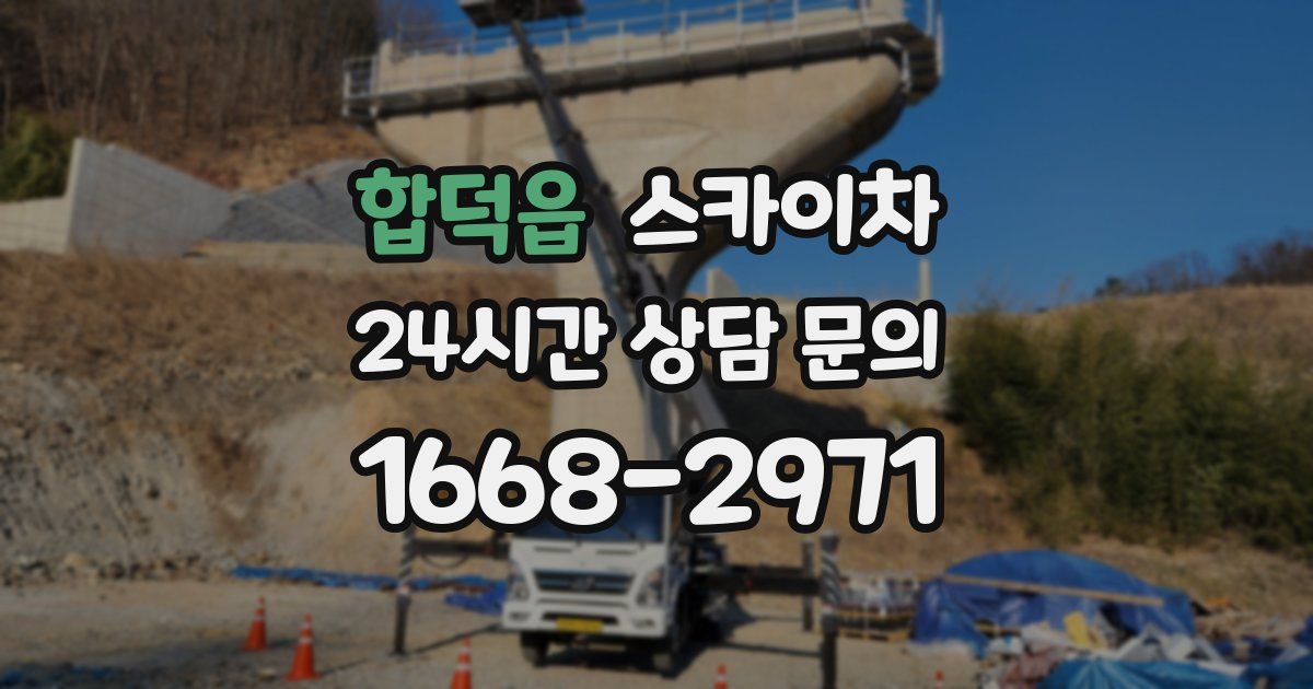 합덕읍 스카이차