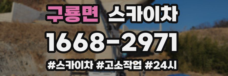 구룡면 스카이차