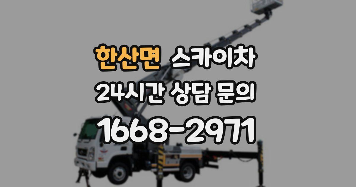 한산면 스카이차