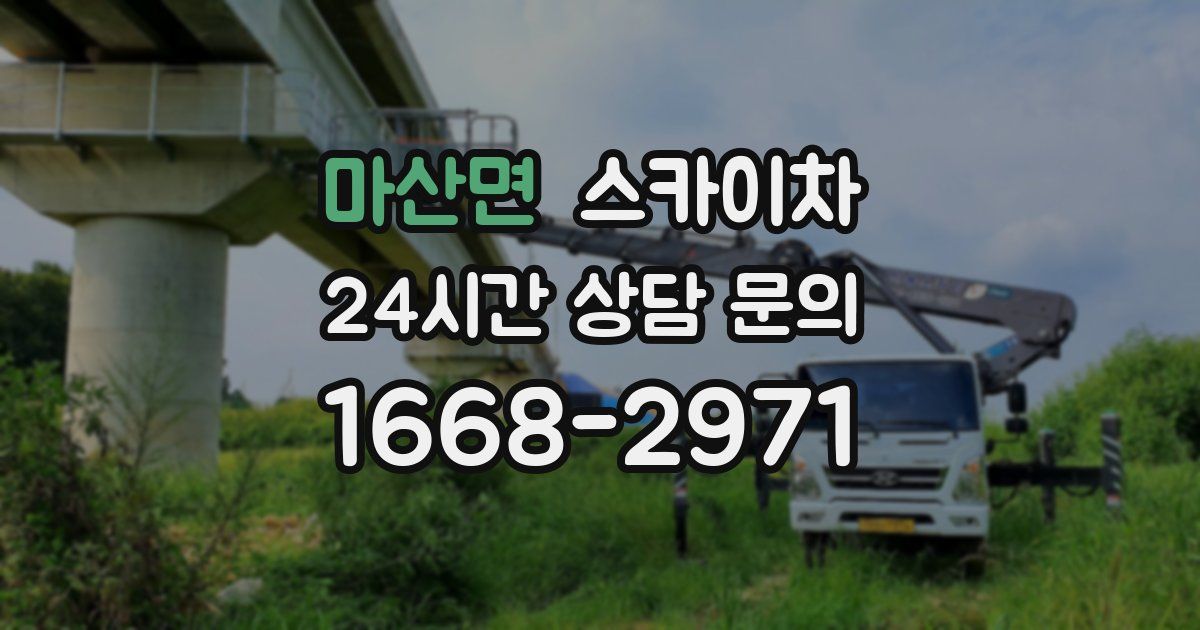 마산면 스카이차