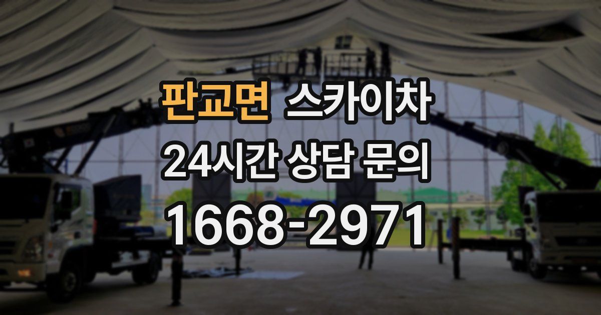 판교면 스카이차