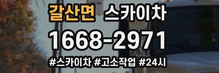 갈산면 스카이차