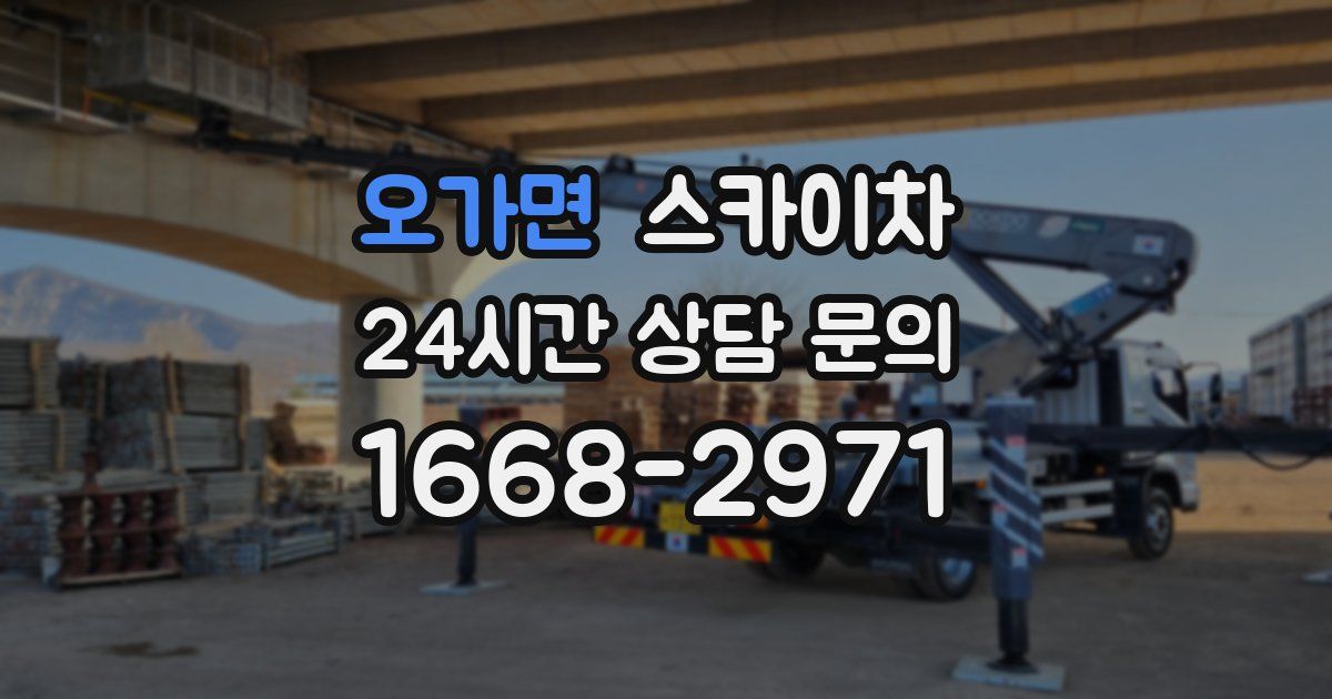 오가면 스카이차