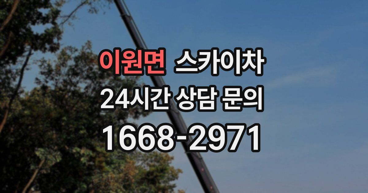 이원면 스카이차