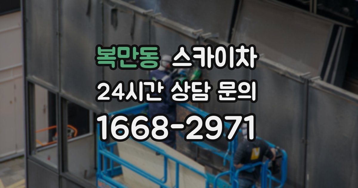 복만동 스카이차