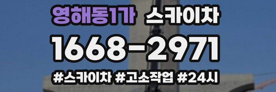 영해동1가 스카이차
