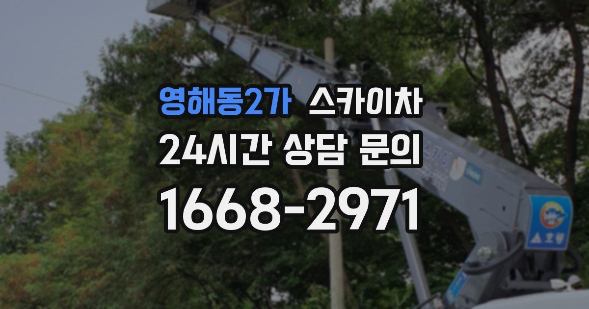 영해동2가 스카이차