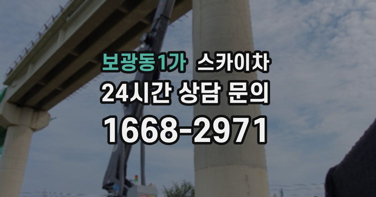 보광동1가 스카이차