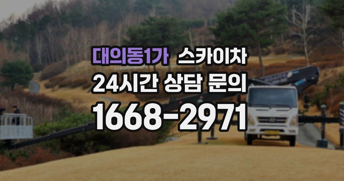 대의동1가 스카이차