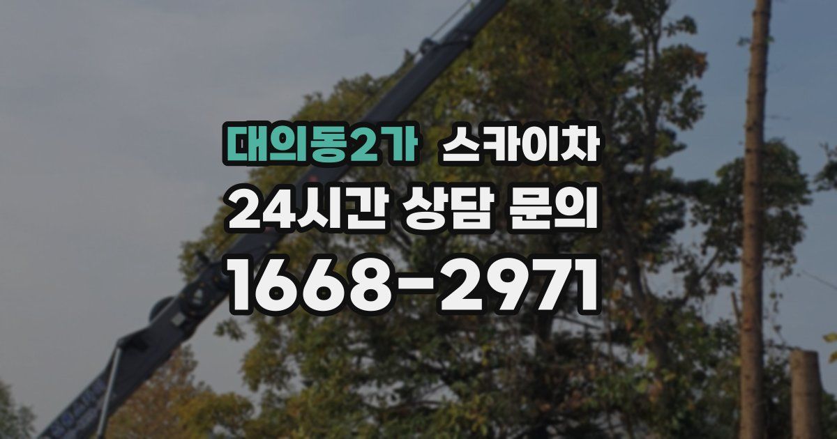 대의동2가 스카이차