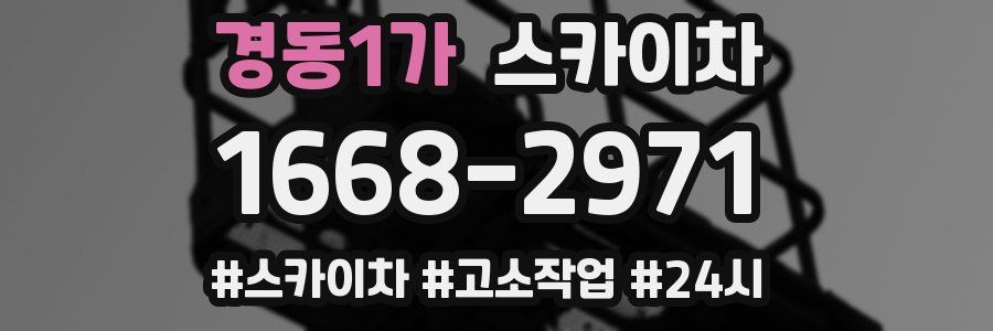 경동1가 스카이차