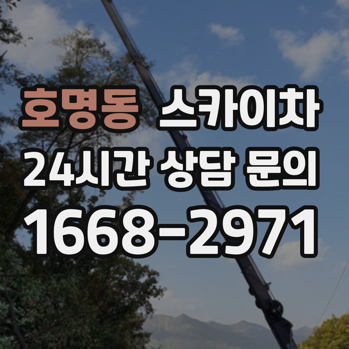 호명동 스카이차
