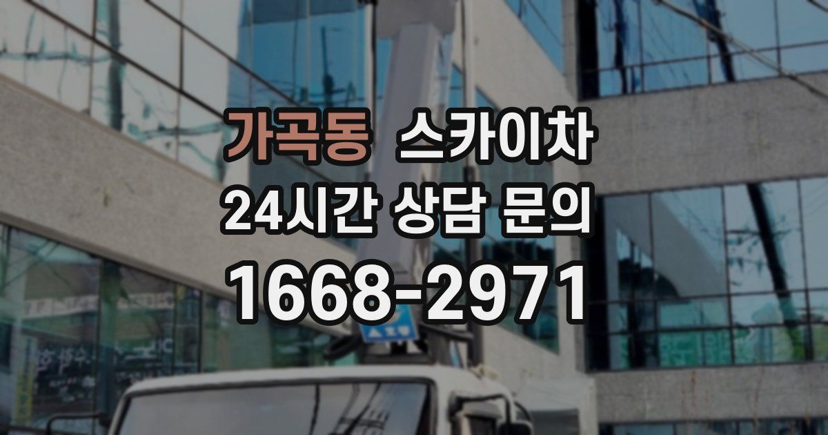 가곡동 스카이차