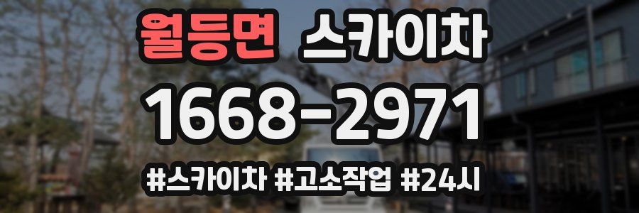 월등면 스카이차