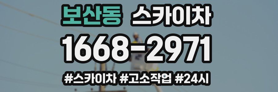 보산동 스카이차