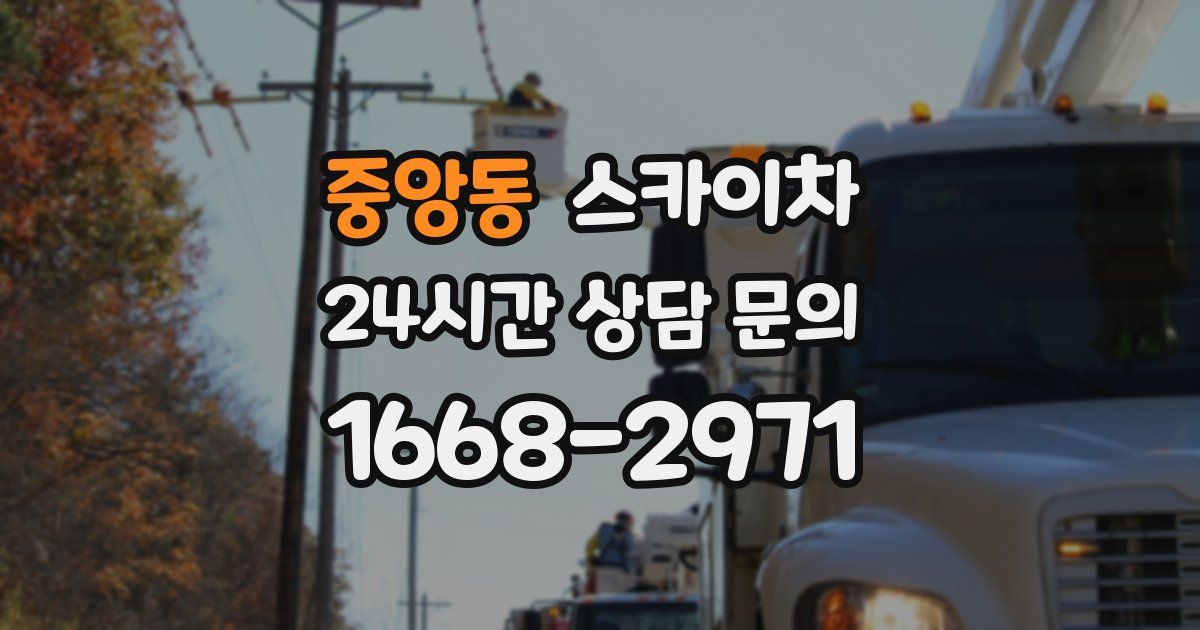 중앙동 스카이차