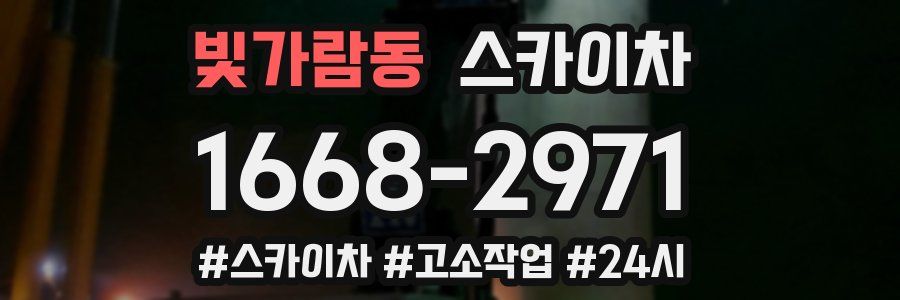 빛가람동 스카이차