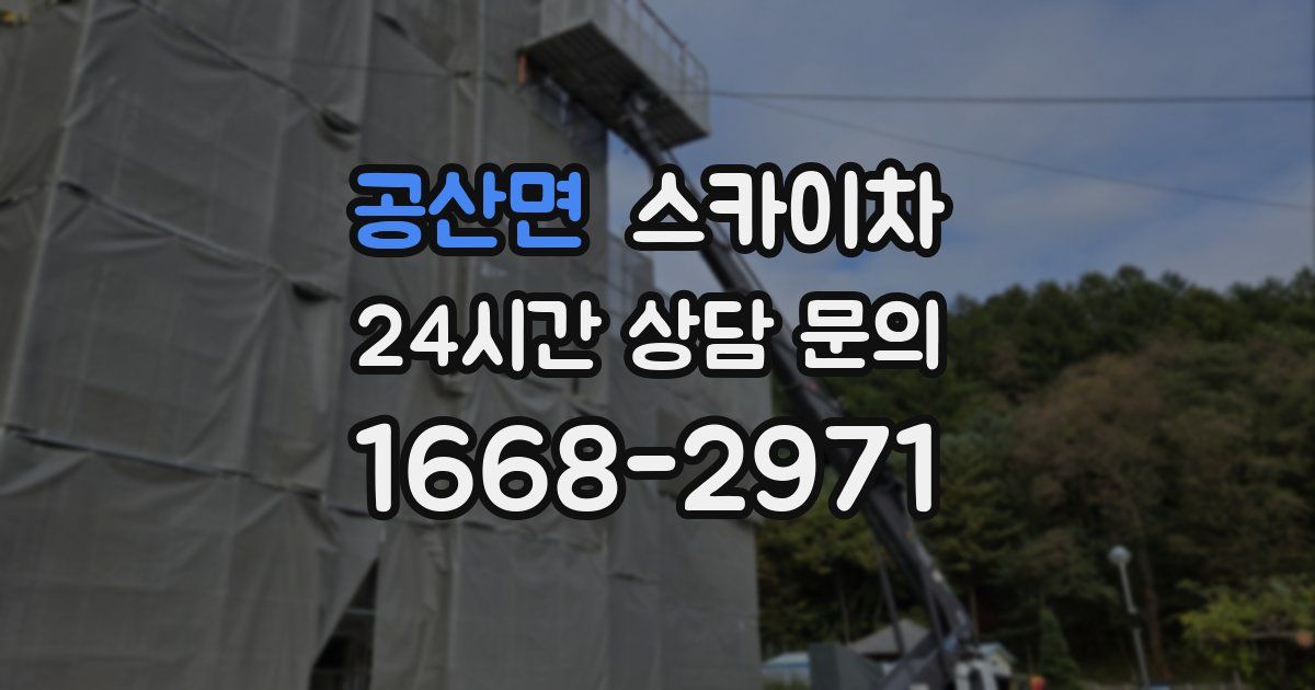 공산면 스카이차