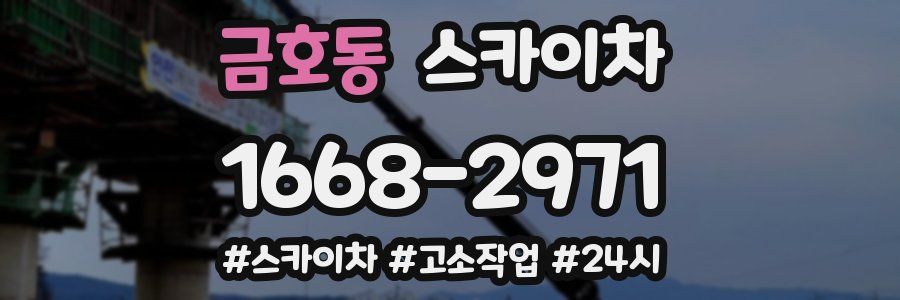 금호동 스카이차