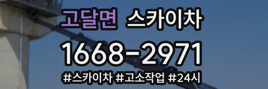 고달면 스카이차