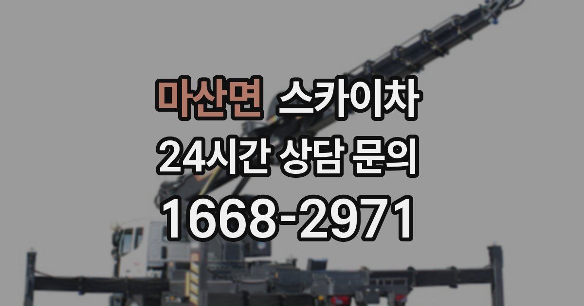 마산면 스카이차