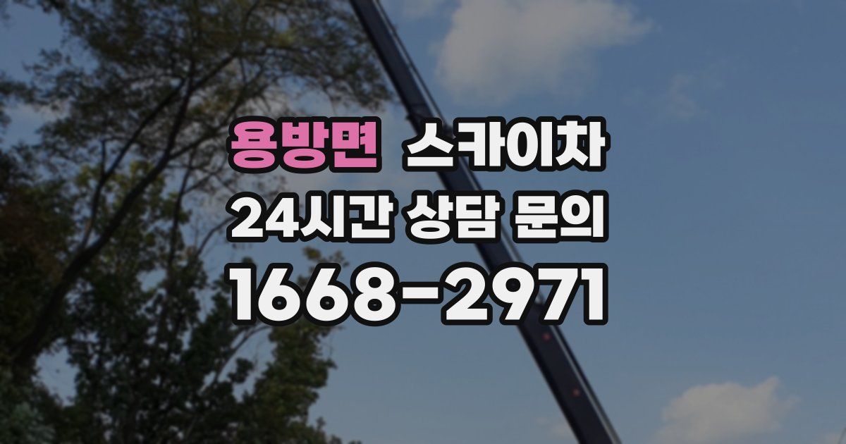 용방면 스카이차