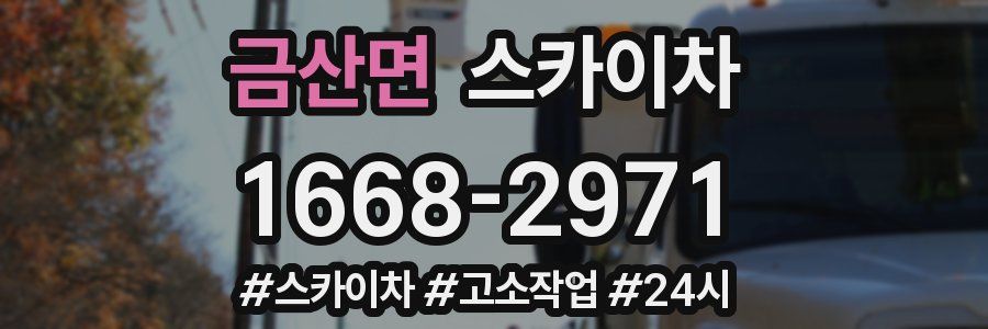 금산면 스카이차