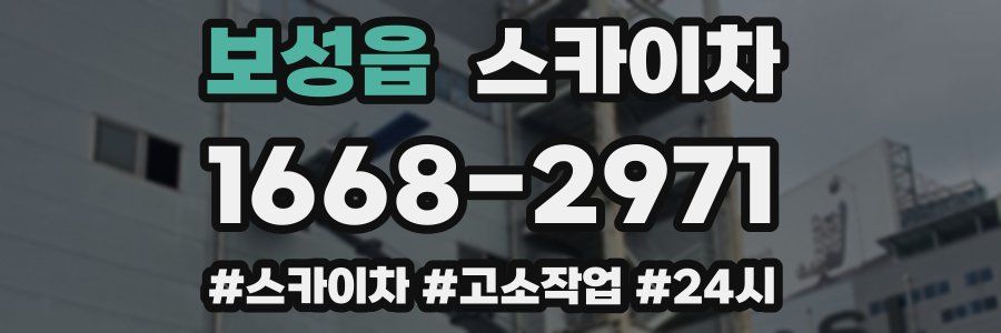 보성읍 스카이차