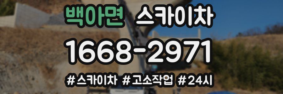 백아면 스카이차