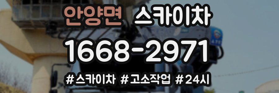 안양면 스카이차