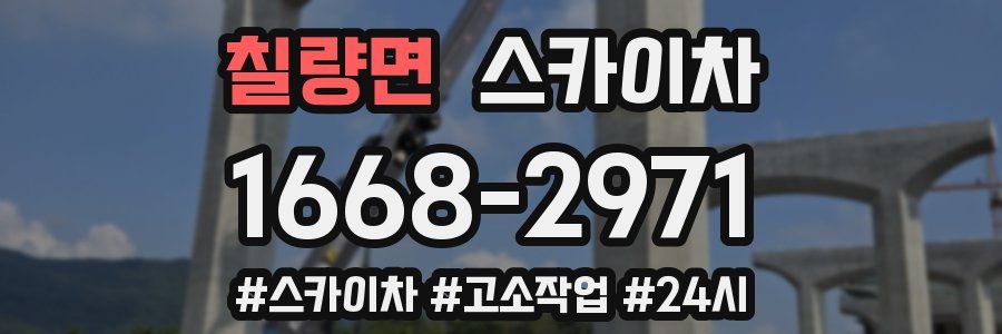 칠량면 스카이차