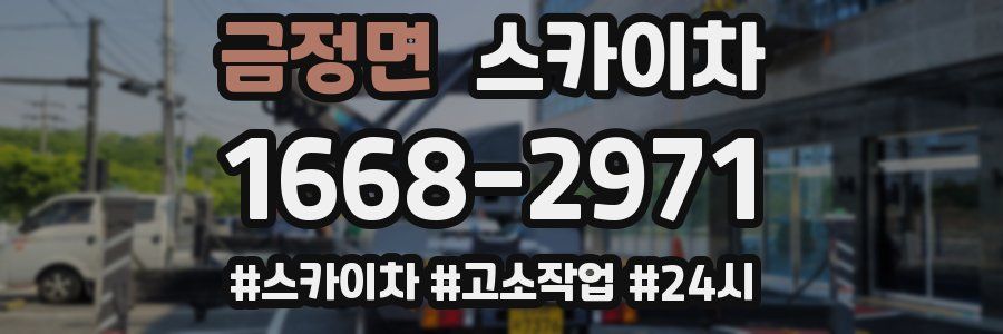 금정면 스카이차