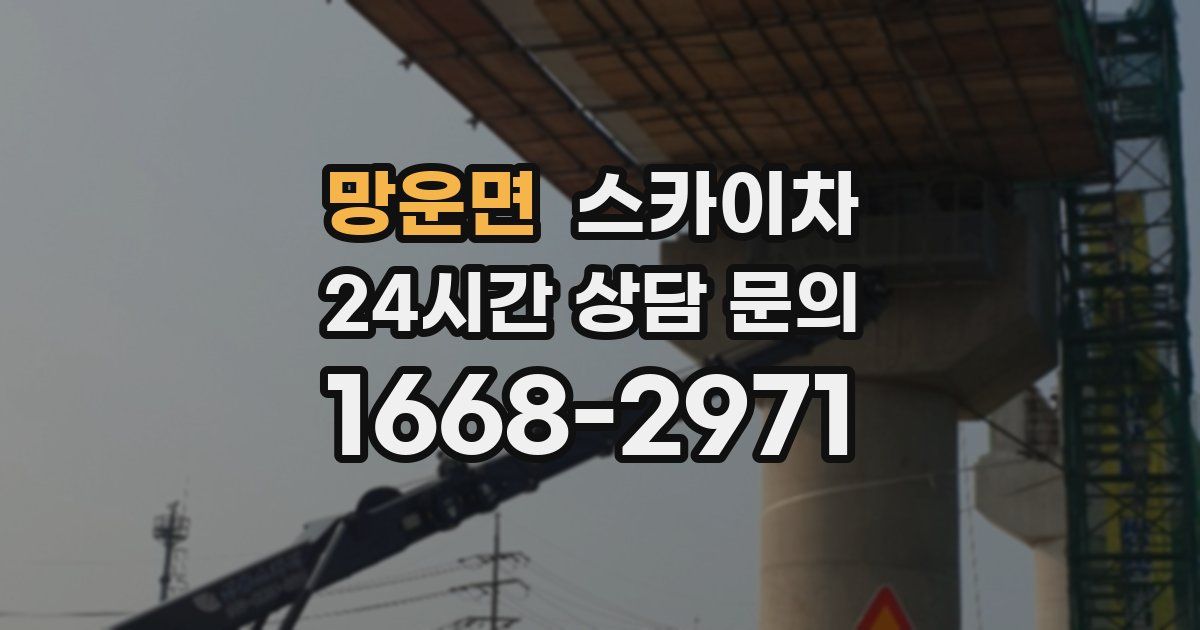 망운면 스카이차