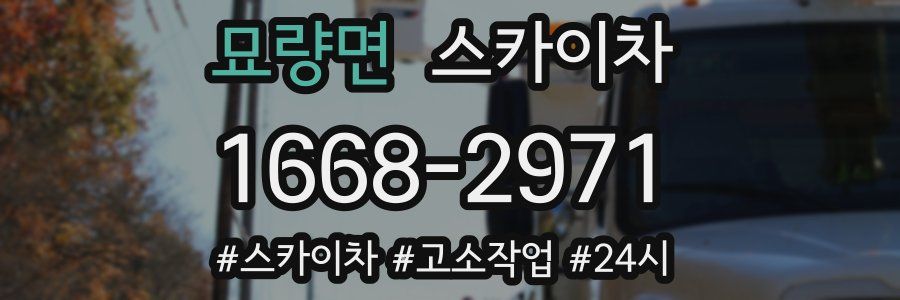 묘량면 스카이차