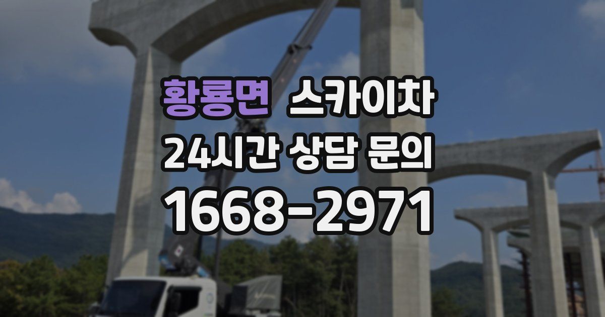 황룡면 스카이차