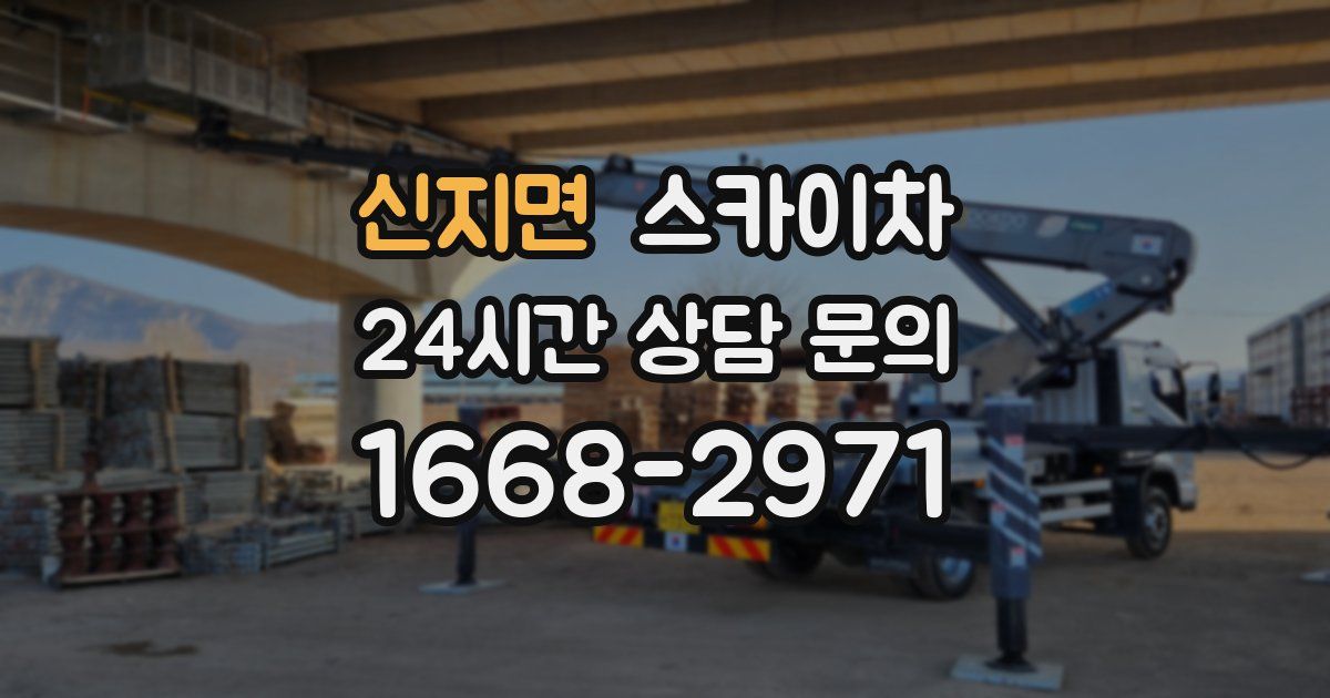 신지면 스카이차