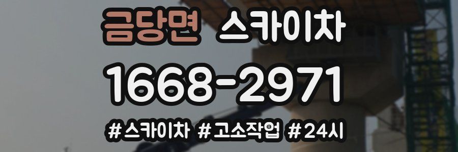 금당면 스카이차