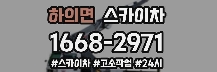 하의면 스카이차